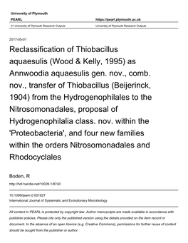 International Journal of Systematic and Evolutionary Microbiology