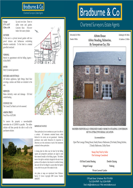 Abbey Steading, Balmerino, Attractive Countryside