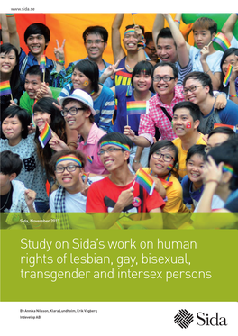 Study on Sida's Work on Human Rights of Lesbian, Gay, Bisexual