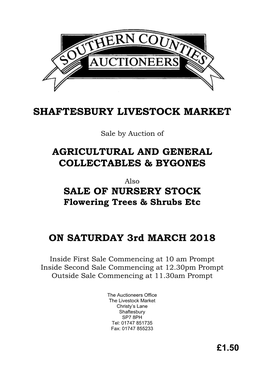 Shaftesbury Livestock Market