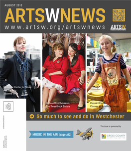 August 2013 Artswnews Artsw