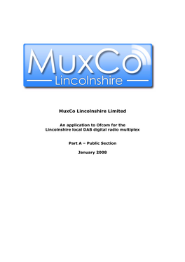 Muxco Lincolnshire Limited