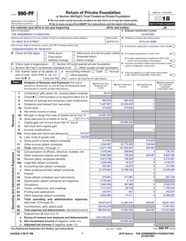 2018 Form 990-PF