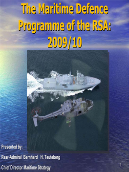 The Maritime Defence Programme of The