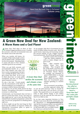 A Green New Deal for New Zealand