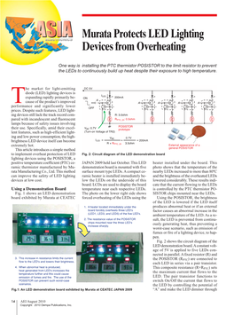 Murata Protects LED Lighting Devices from Overheating (PDF)