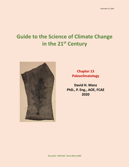 Guide to the Science of Climate Change in the 21St Century