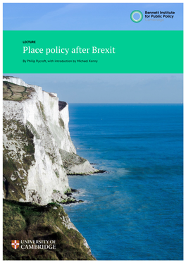 Place Policy After Brexit