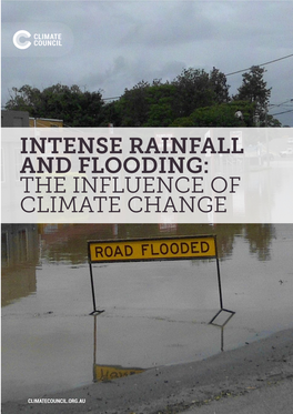 Intense Rainfall and Flooding: the Influence of Climate Change