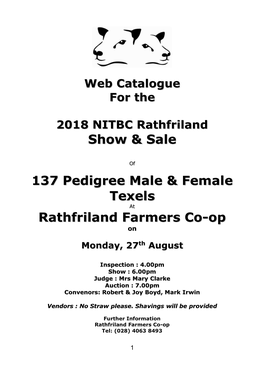 NITBC Rathfriland Show & Sale