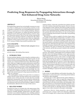 Predicting Drug Responses by Propagating Interactions Through Text-Enhanced Drug-Gene Networks