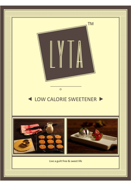 Lyta Low Calorie Sweetener Syrup