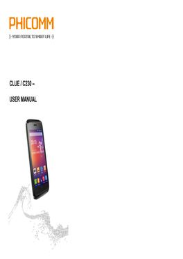 Clue / C230 – User Manual