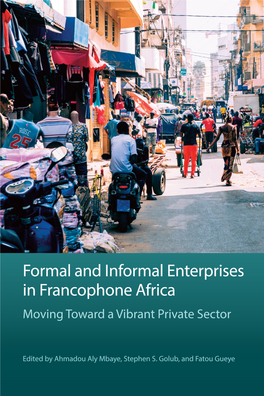 Formal and Informal Enterprises in Francophone Africa: Moving Toward a Vibrant Private Sector