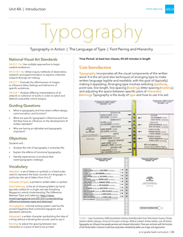 Typography Typography in Action | the Language of Type | Font Pairing and Hierarchy