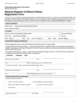 National Register of Historic Places Registration Form