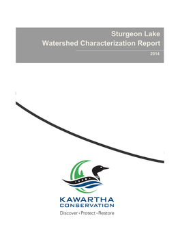 Sturgeon Lake Watershed Characterization Report