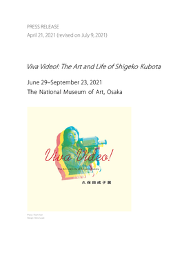Viva Vido!:The Art and Life of Shigeko Kubota