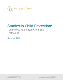 Technology Facilitated Child Sex Trafficking
