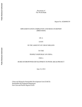 World Bank Document