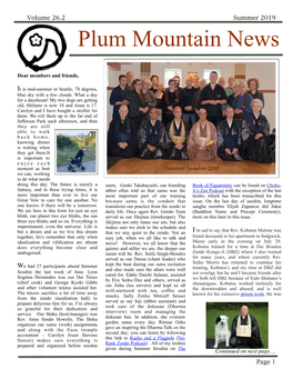 Plum Mountain News