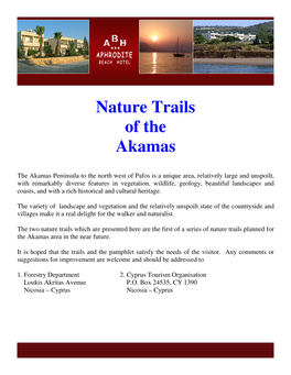 Nature Trails of the Akamas