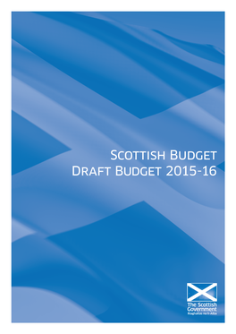 Scottish Budget Draft Budget 2015-16