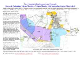 New Housing & Employment Land Proposals Kirton & Falkenham