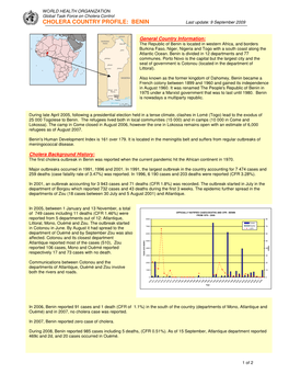 BENIN Last Update: 9 September 2009