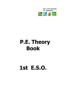 P.E. Theory Book 1St E.S.O