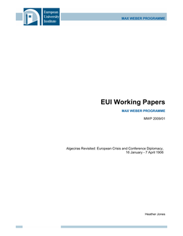 EUI Working Papers