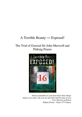 A Terrible Beauty ― Exposed!