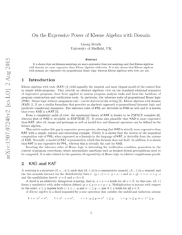 On the Expressive Power of Kleene Algebra with Domain