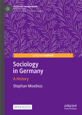Sociology in Germany a History Stephan Moebius Sociology Transformed