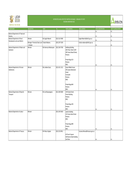 Interested and Affected Parties Register