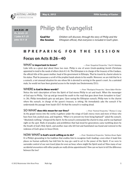 Philip the Evangelist Ps