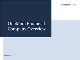 Onemain Financial Company Overview