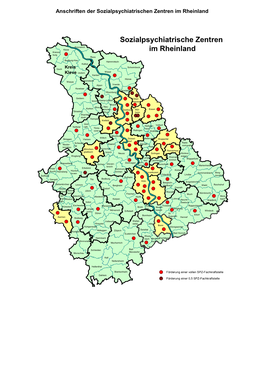 Adressenliste Der SPZ-Standorte