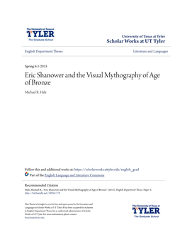 Eric Shanower and the Visual Mythography of Age of Bronze Michael R