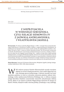 Z Nieprzyjaciela W Wiernego Sojusznika, Czyli Relacje