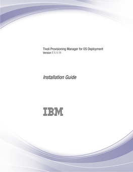 Tivoli Provisioning Manager for OS Deployment Version 7.1.1.11