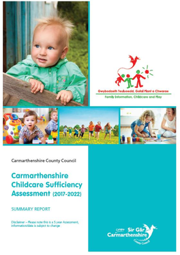 Carmarthenshire County Council Childcare Sufficiency Assessment