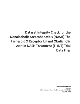 DSIC Is to Provide Confidence That the Data Distributed by the NIDDK Repository Is a True Copy of the Study Data