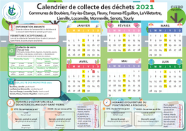 Calendrier De Recyclage Communes De Boubiers-V5.Indd