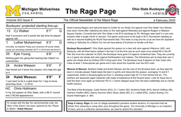 Ohio State Buckeyes (13-8, 4-6 B1G) the Rage Page (14-7, 4-6 B1G)