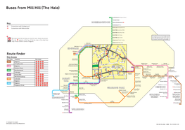 Buses from Mill Hill (The Hale)