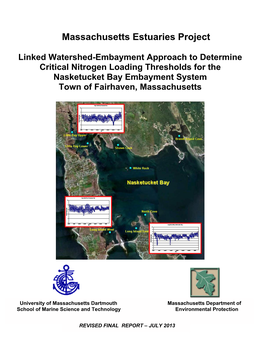 Massachusetts Estuaries Project