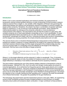 Pyrolaser Emissivity Measuring Infrared Thermometer Fundamental