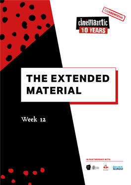 Extended Materials for Week 12 Here
