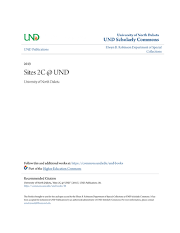 Sites 2C @ UND University of North Dakota